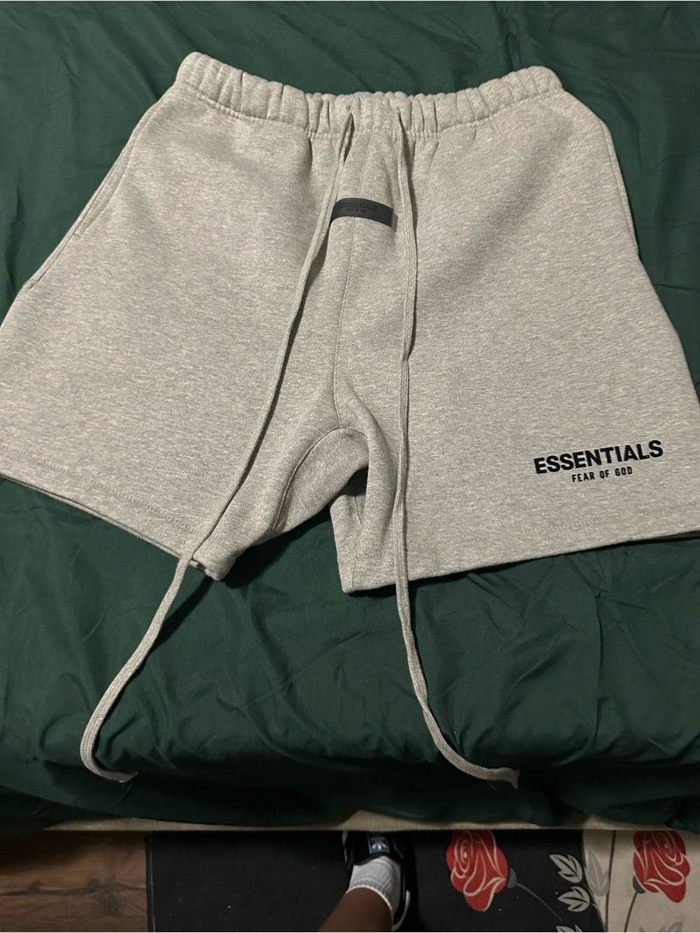 Essentials Men's Light Gray Athletic Shorts